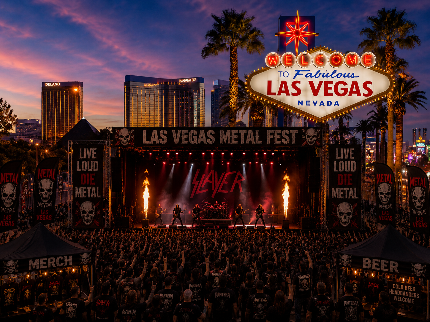 Metal Concerts in Vegas 2026-2027